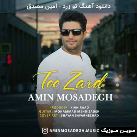 دانلود اهنگ تو زرد امین مصدق